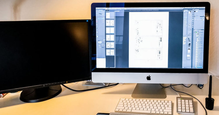 Imac最強 現在の僕のイラスト マンガ制作環境を紹介します メインマシン編 リモートワーク Genki Wi Fi